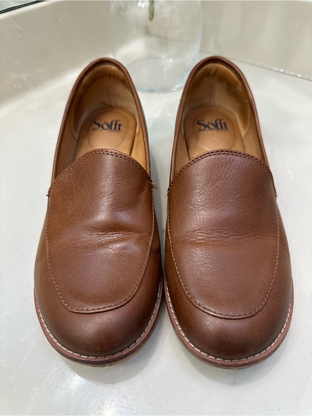 Sofft Women's Brown Leather Loafers